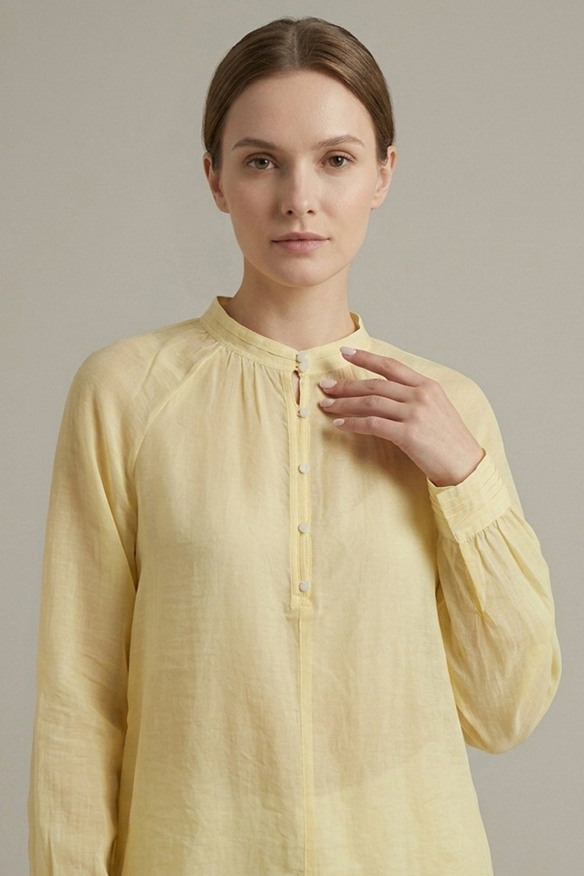 Mandarin Collar Shirt